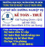Trung tâm Kế toán - Thuế - Học kế toán - Hoc ke toan